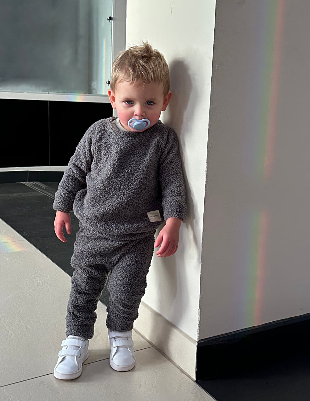 PINKIE Sweatshirt Teddy Grey