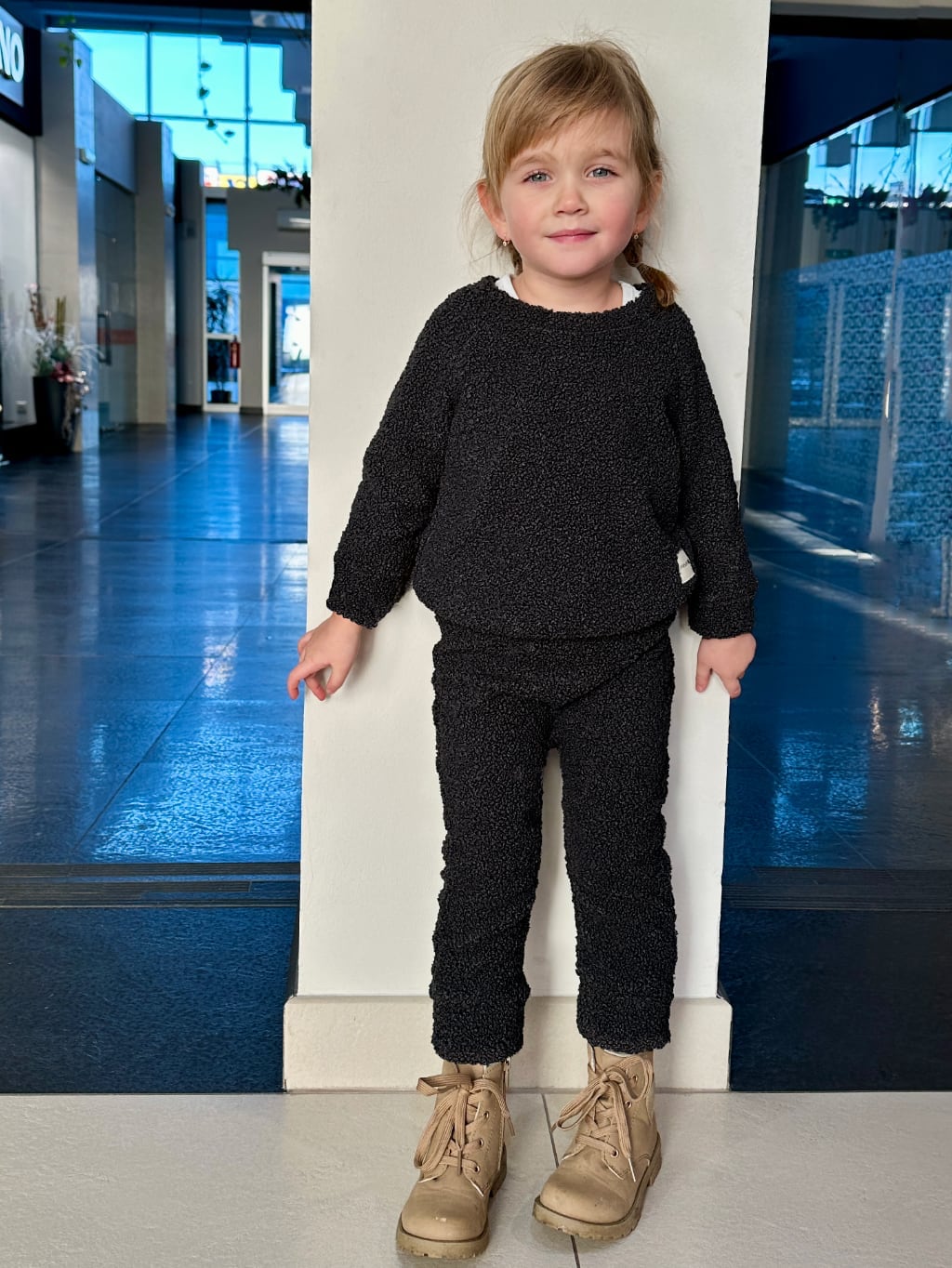 PINKIE Jogginghose Teddy Black