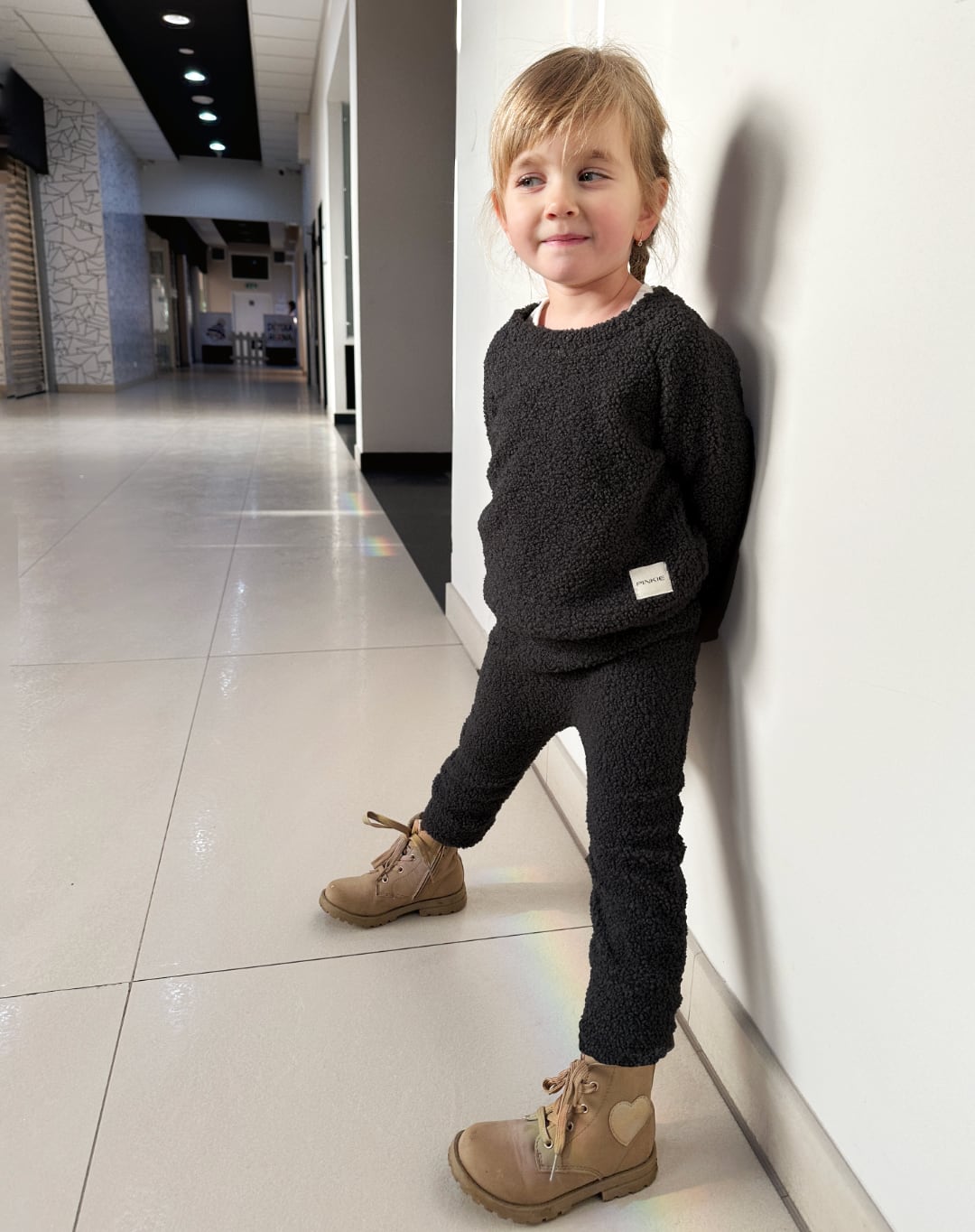 PINKIE Jogginghose Teddy Black