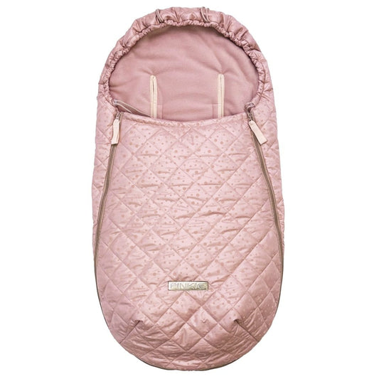 PINKIE Dünner Fußsack Soft Pink Dots