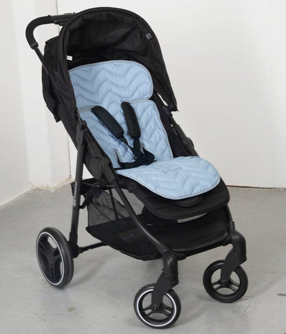PINKIE Verlängerte Sitzeinlage Bio Wave Blue
