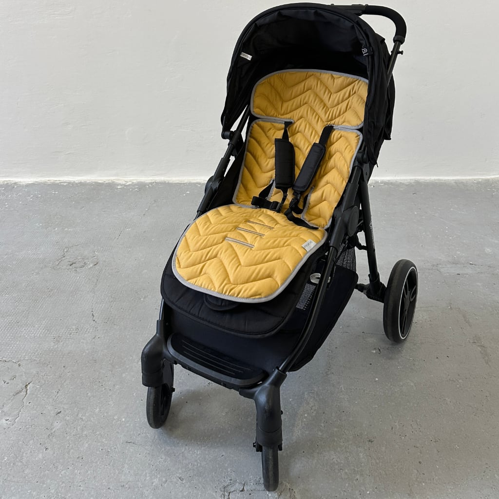 PINKIE Verlängerte Sitzeinlage Bio Wave Ochre