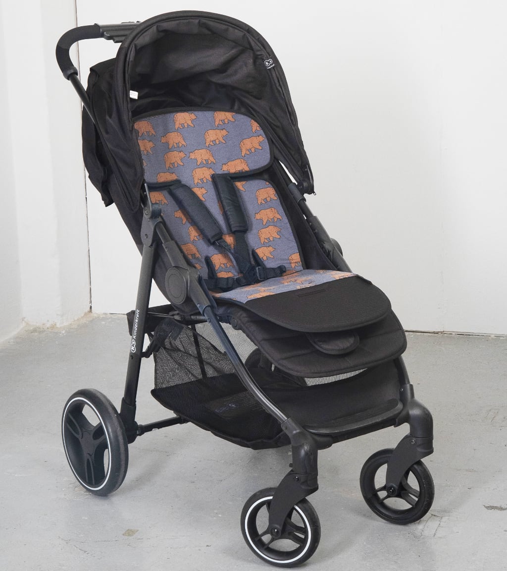 Verlängerte Sitzeinlage Pinkie Bear Anthracite II.