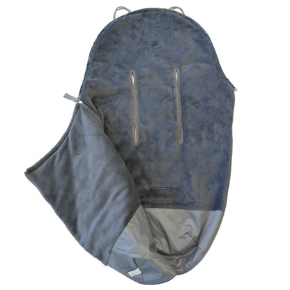 PINKIE Dünner Fußsack Small Grey Comb