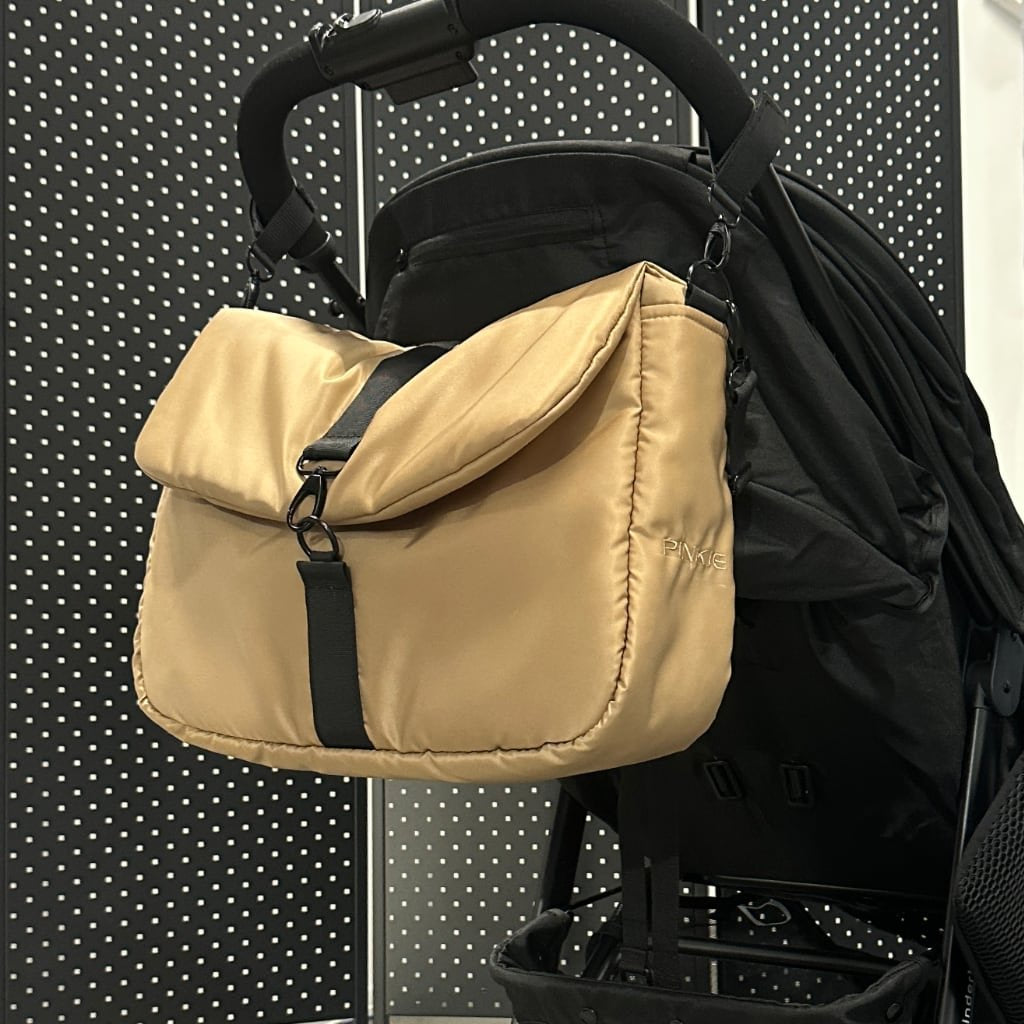 Handtasche/Wickeltasche Pinkie Camel M
