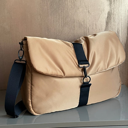 Handtasche/Wickeltasche Pinkie Camel M