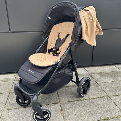 PINKIE Sitzeinlage Shine Gold Camel