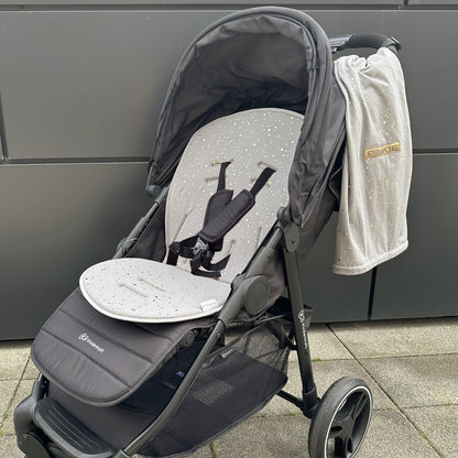 PINKIE Sitzeinlage Shine Gold Grey