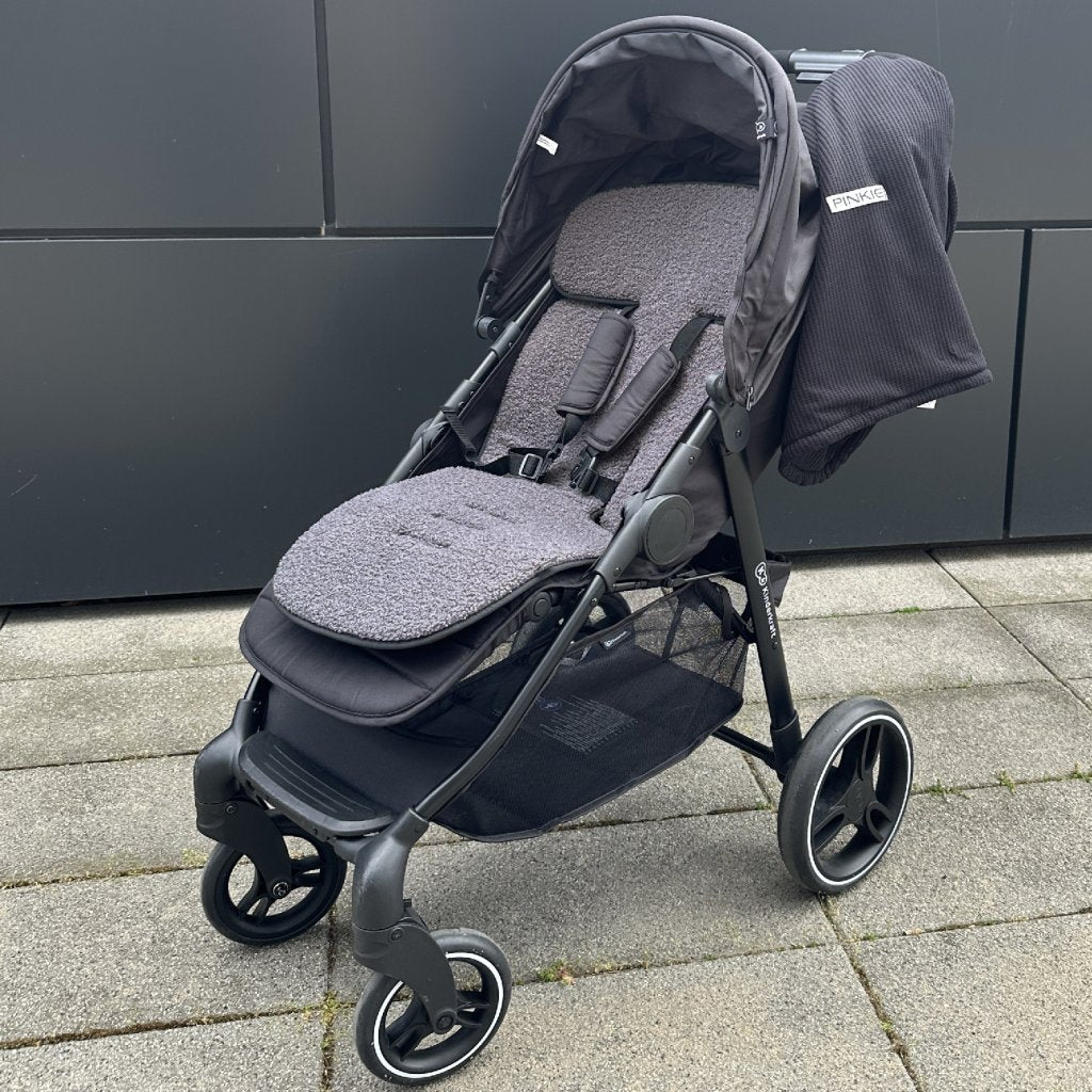 Verlängerte Sitzeinlage Pinkie Teddy Grey