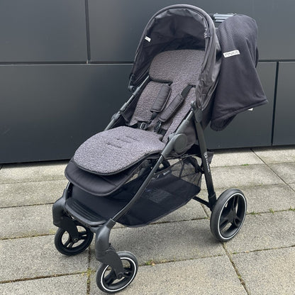 Verlängerte Sitzeinlage Pinkie Teddy Grey