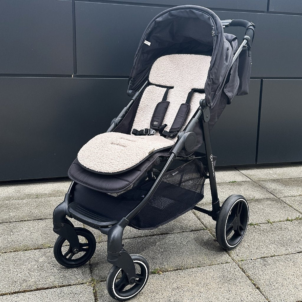 Verlängerte Sitzeinlage Pinkie Teddy Cream