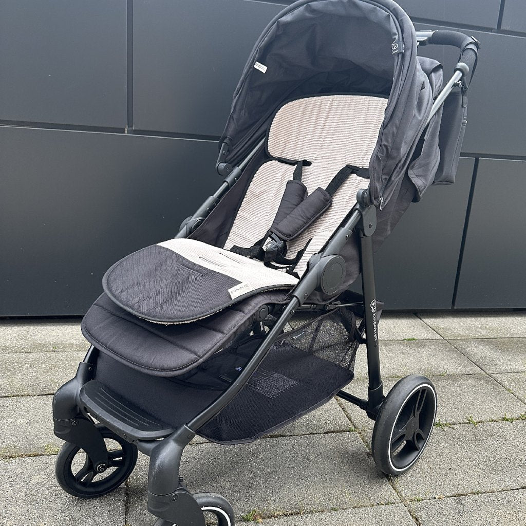 Verlängerte Sitzeinlage Pinkie Teddy Cream