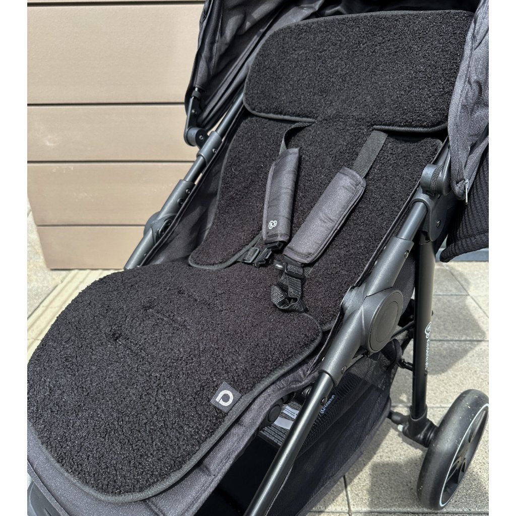 Verlängerte Sitzeinlage Pinkie Teddy Black