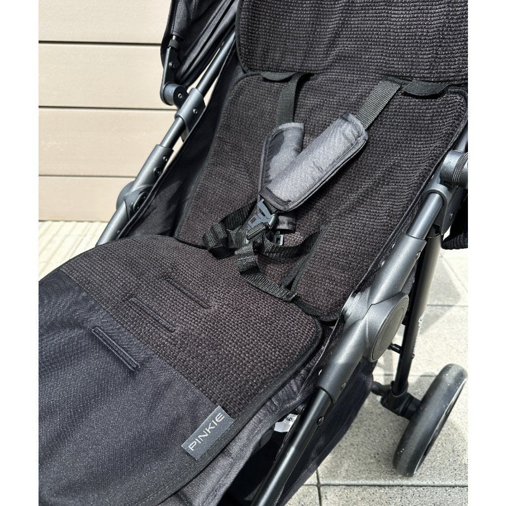 Verlängerte Sitzeinlage Pinkie Teddy Black