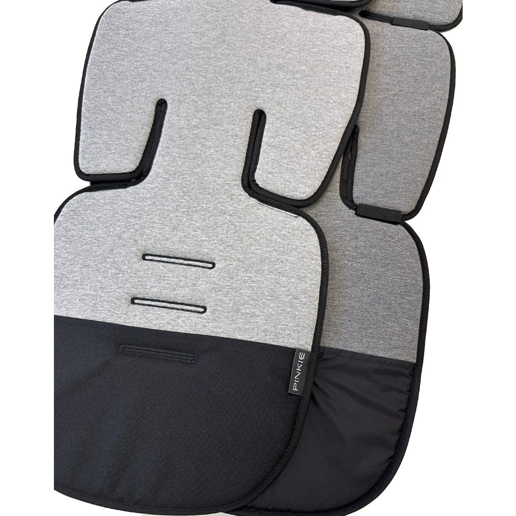 Verlängerte Sitzeinlage Pinkie Bamboo Grey Quilt