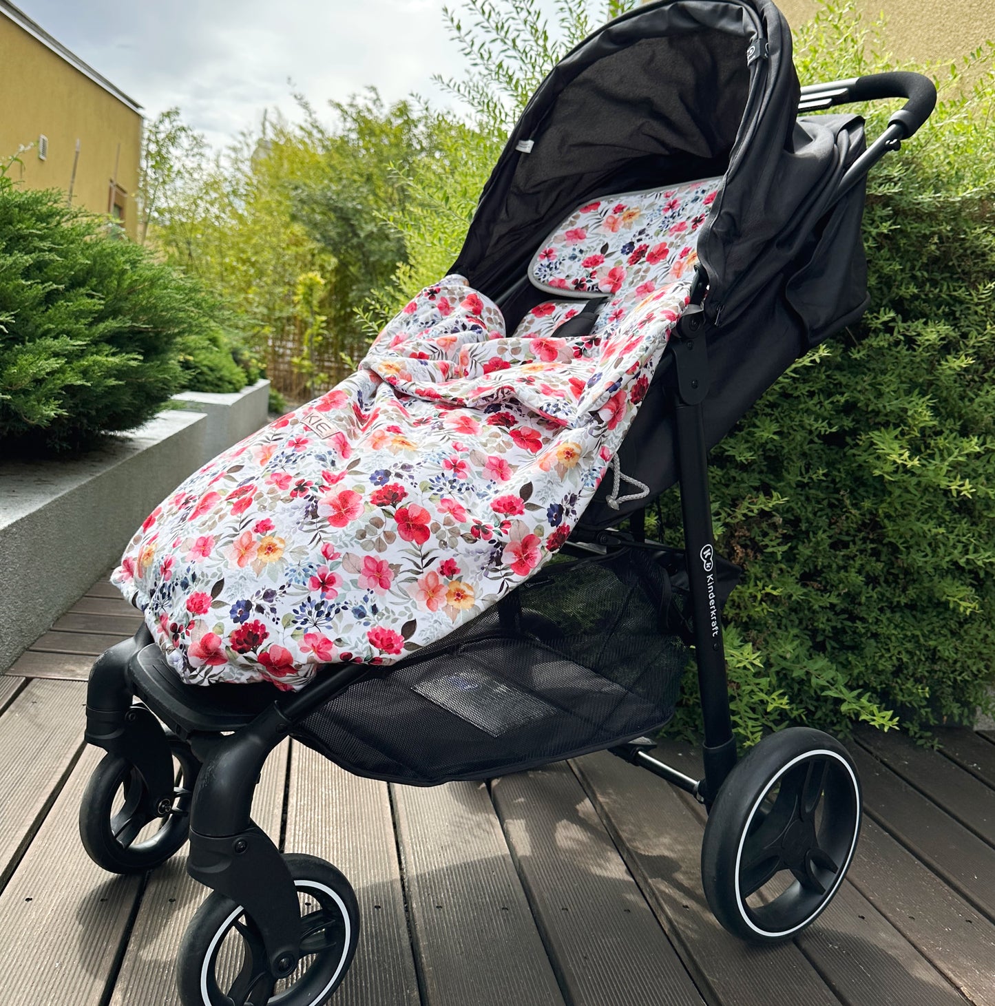 Verlängerte Sitzeinlage Pinkie Flowers