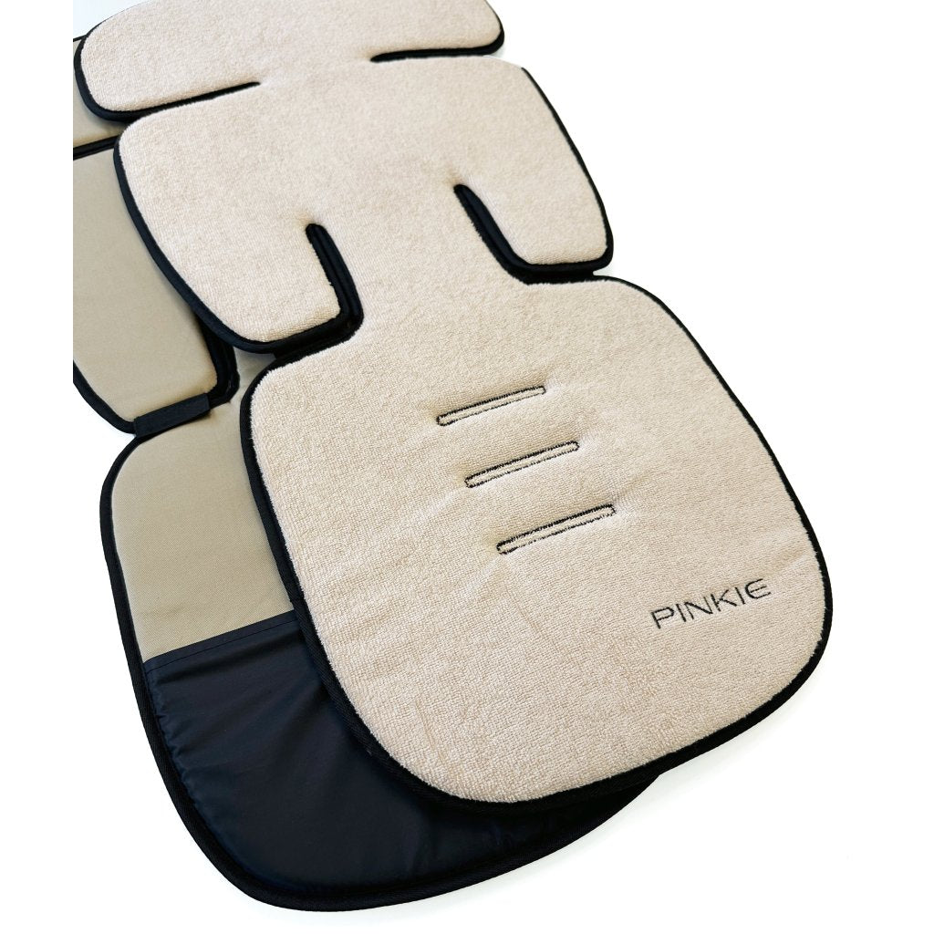 PINKIE Verlängerte Sitzeinlage für den Sommer Bamboo Beige