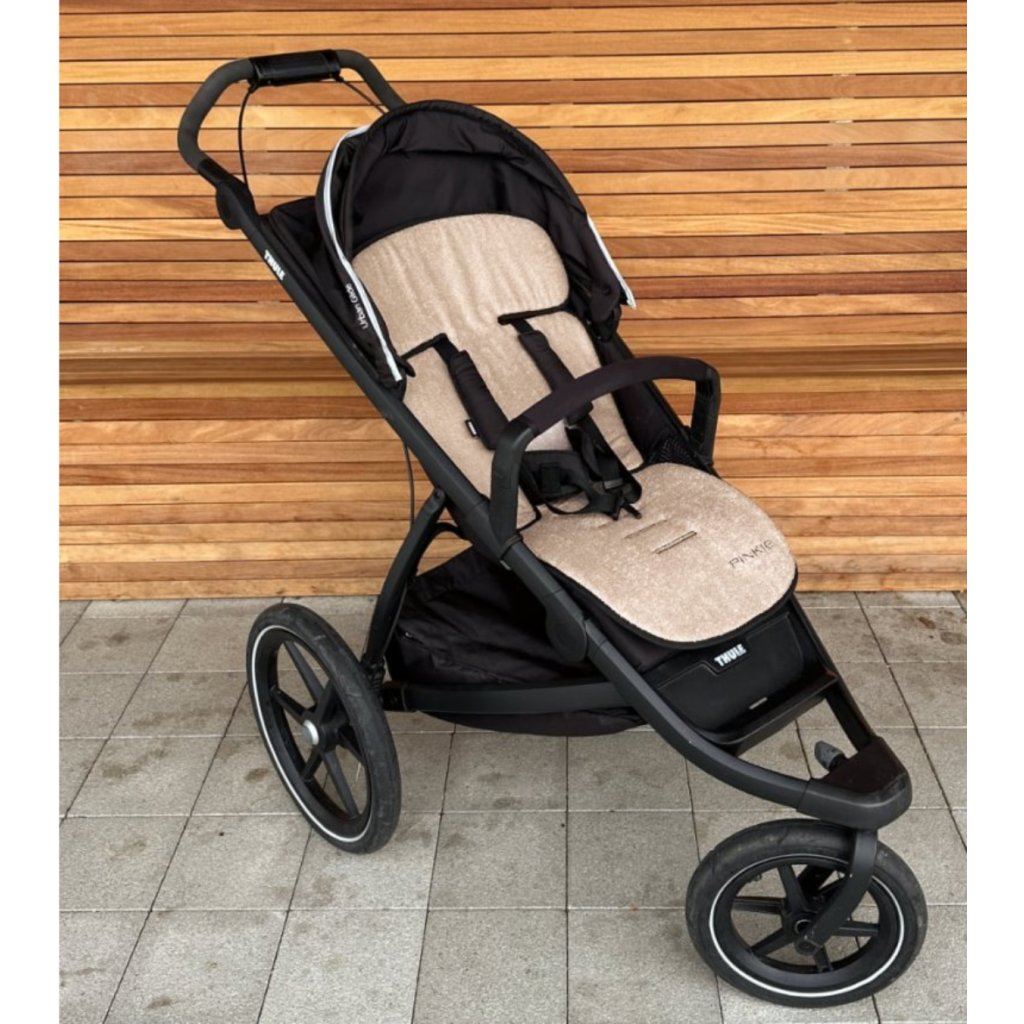 PINKIE Verlängerte Sitzeinlage für den Sommer Bamboo Beige