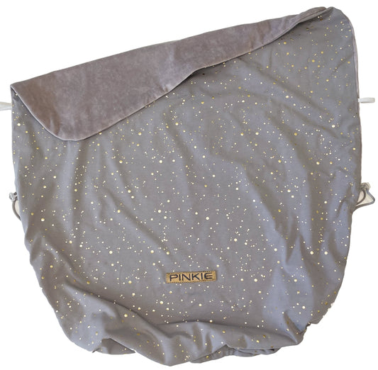 PINKIE Zubindbare Decke  Shine Gold Grey