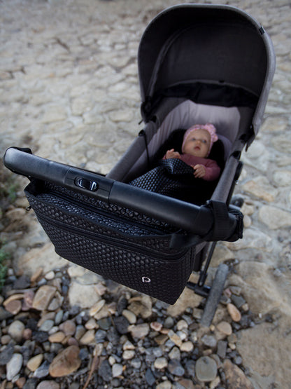 PINKIE Winterfußsack Black Comb 0-12 Mon.