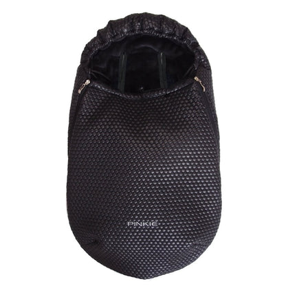 PINKIE Winterfußsack Black Comb 0-12 Mon.