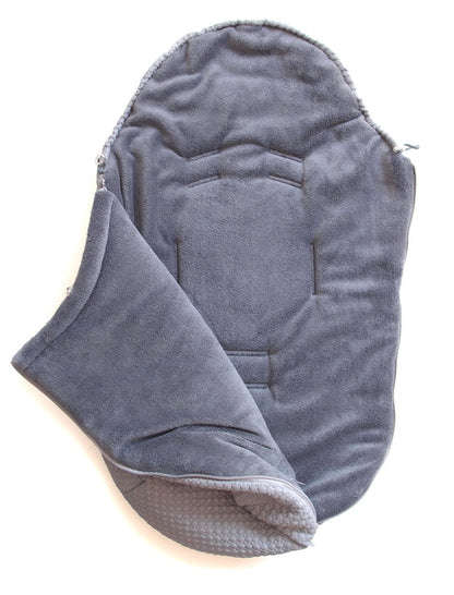 PINKIE Winterfußsack Small Grey Comb 0-12 Mon.