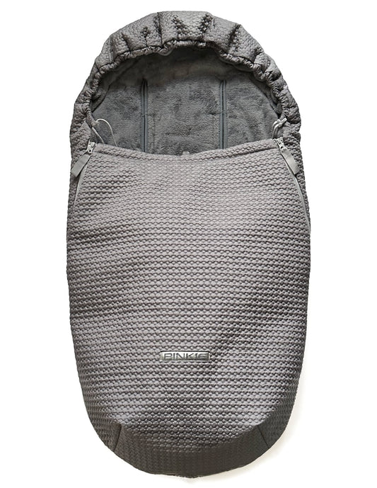 PINKIE Fußsack Small Grey Comb