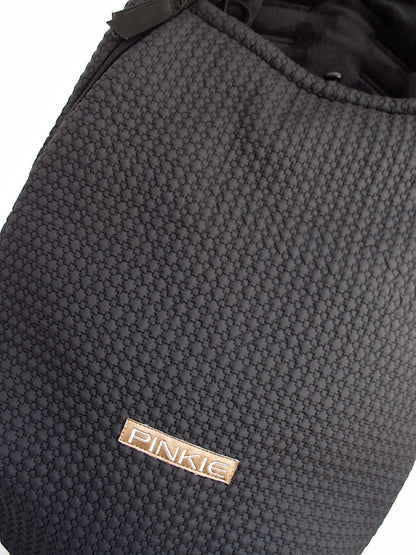 PINKIE Winterfußsack Small Black Comb 0-12 Monate