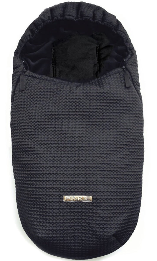 PINKIE Winterfußsack Small Black Comb