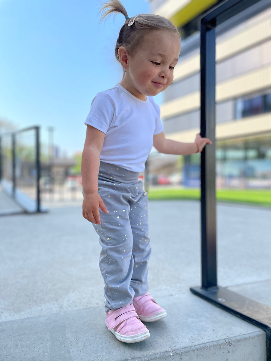 PINKIE Jogginghose Shine Gold  Grey
