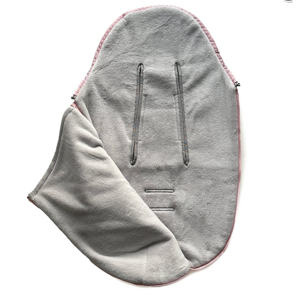 PINKIE Winter Fußsack Small Pink Comb 0-12 Monate