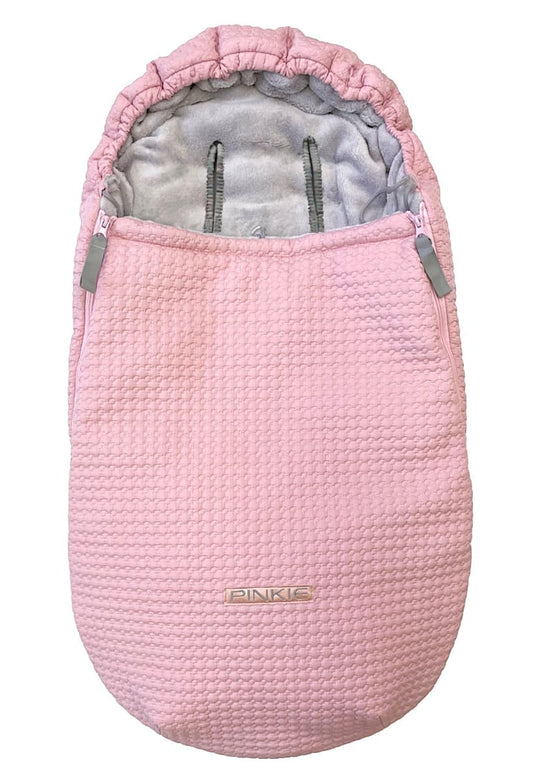 PINKIE Winter Fußsack Small Pink Comb 0-12 Monate