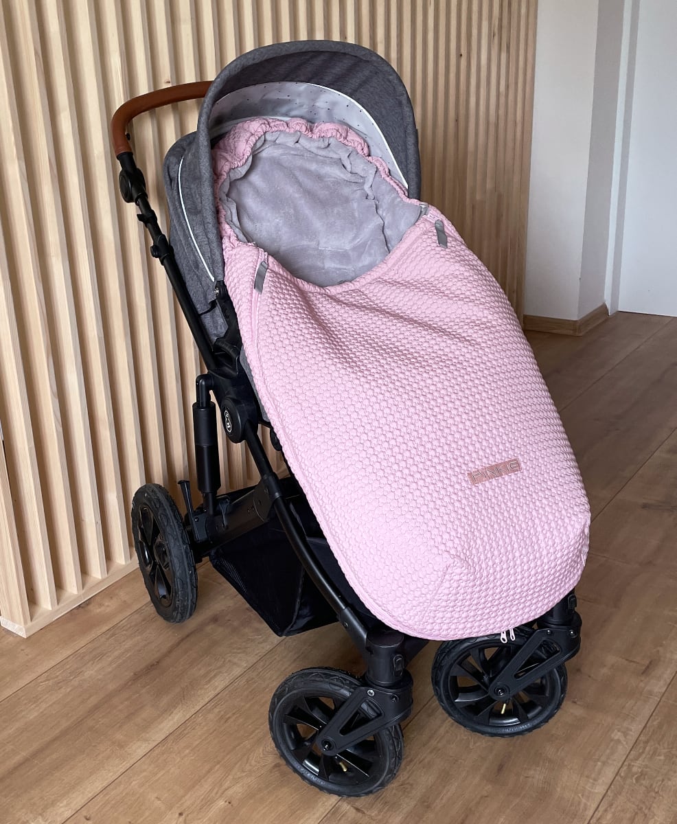 Winterfußsack Pinkie Small Pink Comb