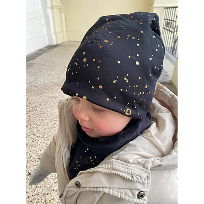 PINKIE Mütze Shine Gold Black