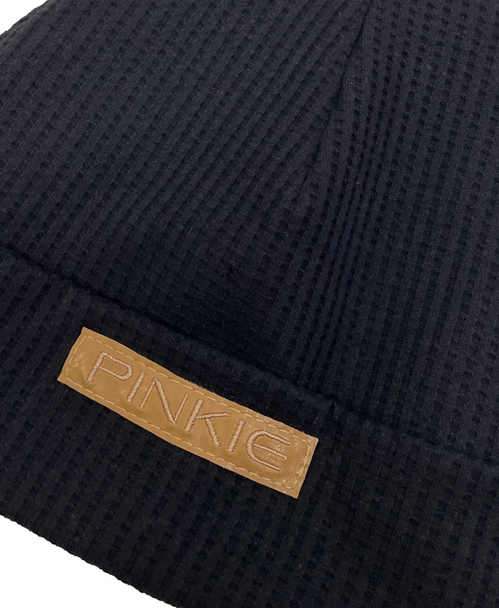 PINKIE Mütze Label Black