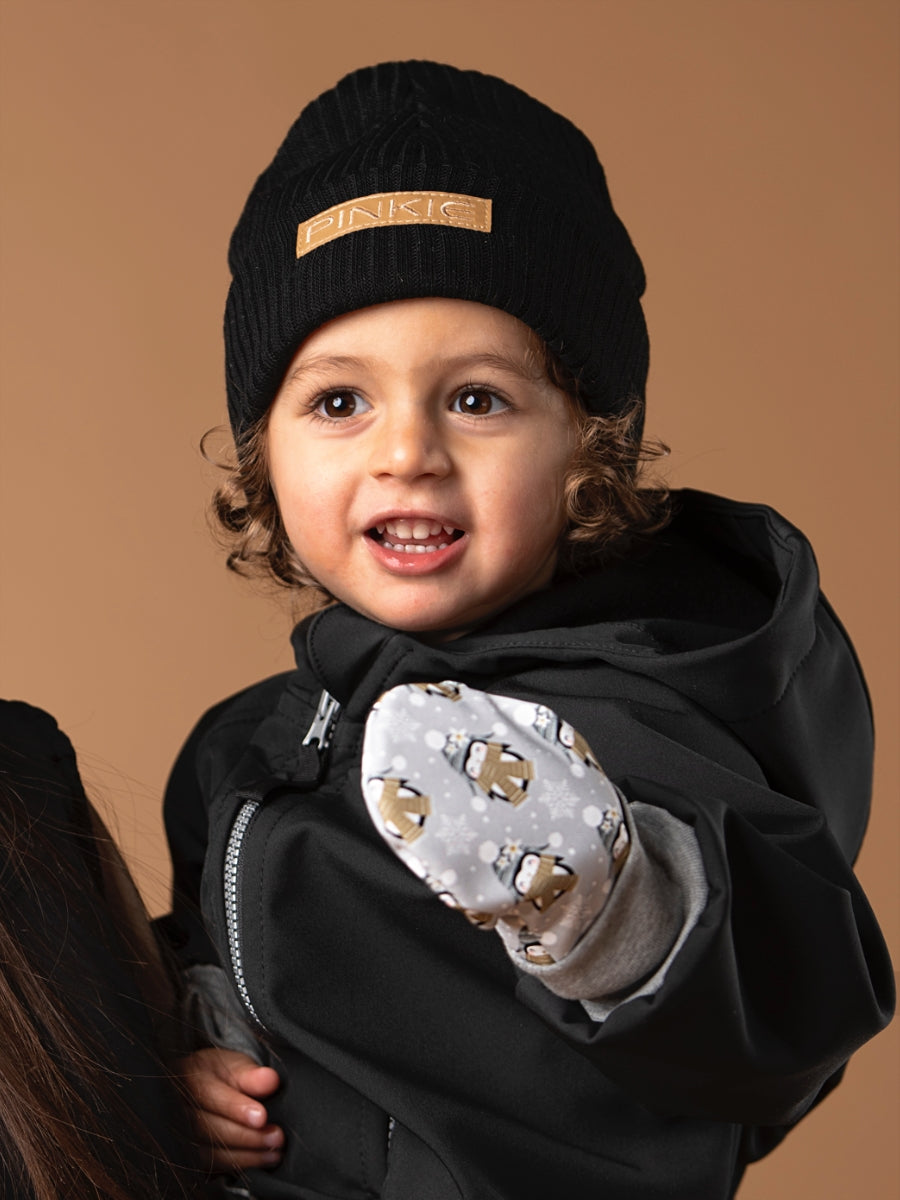 PINKIE Mütze Label Black