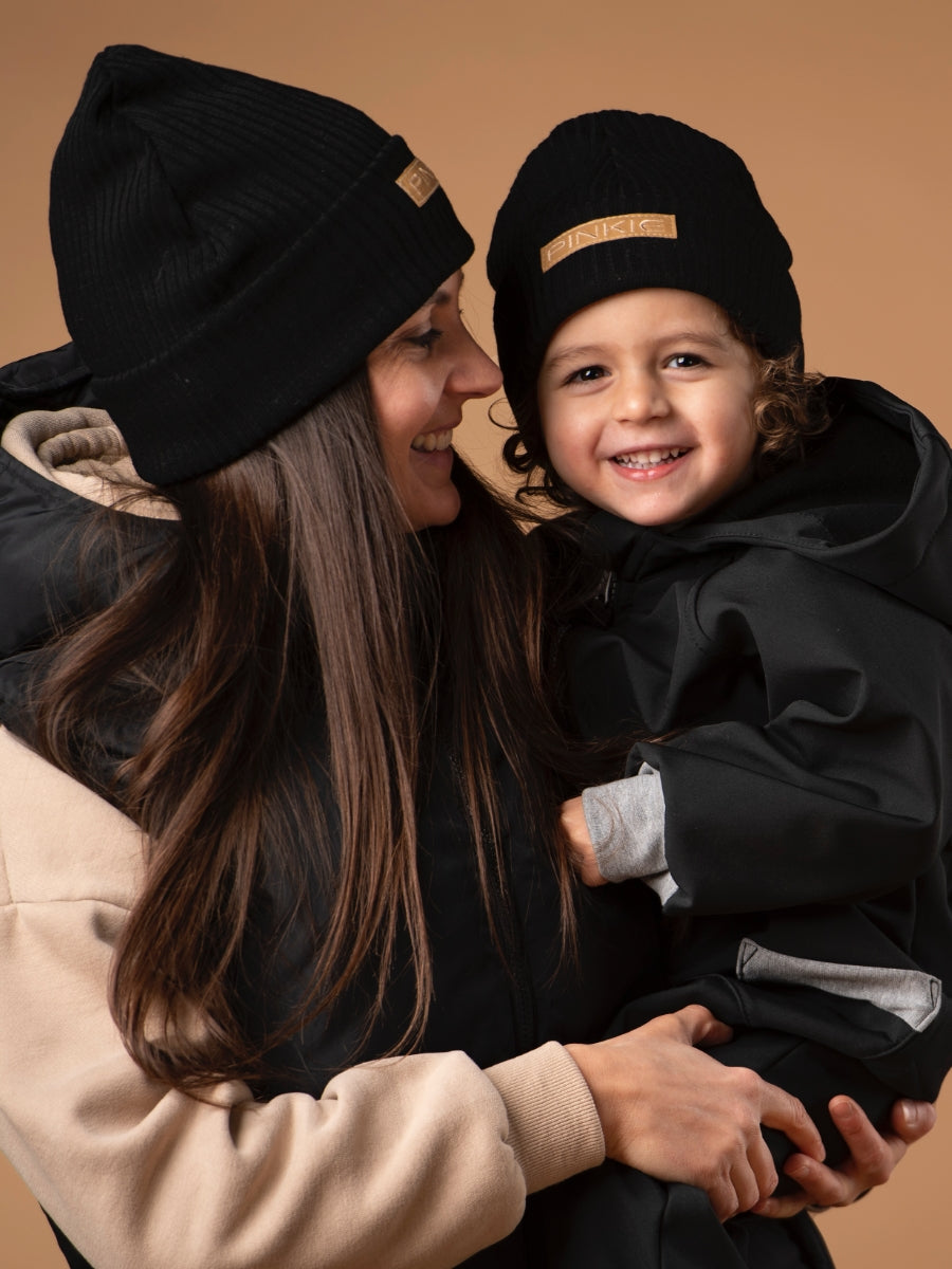 PINKIE Mütze Label Black