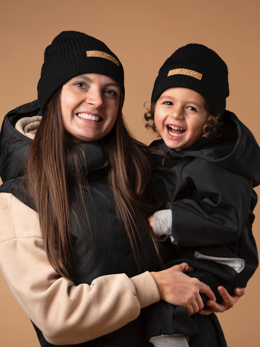 PINKIE Mütze Label Black