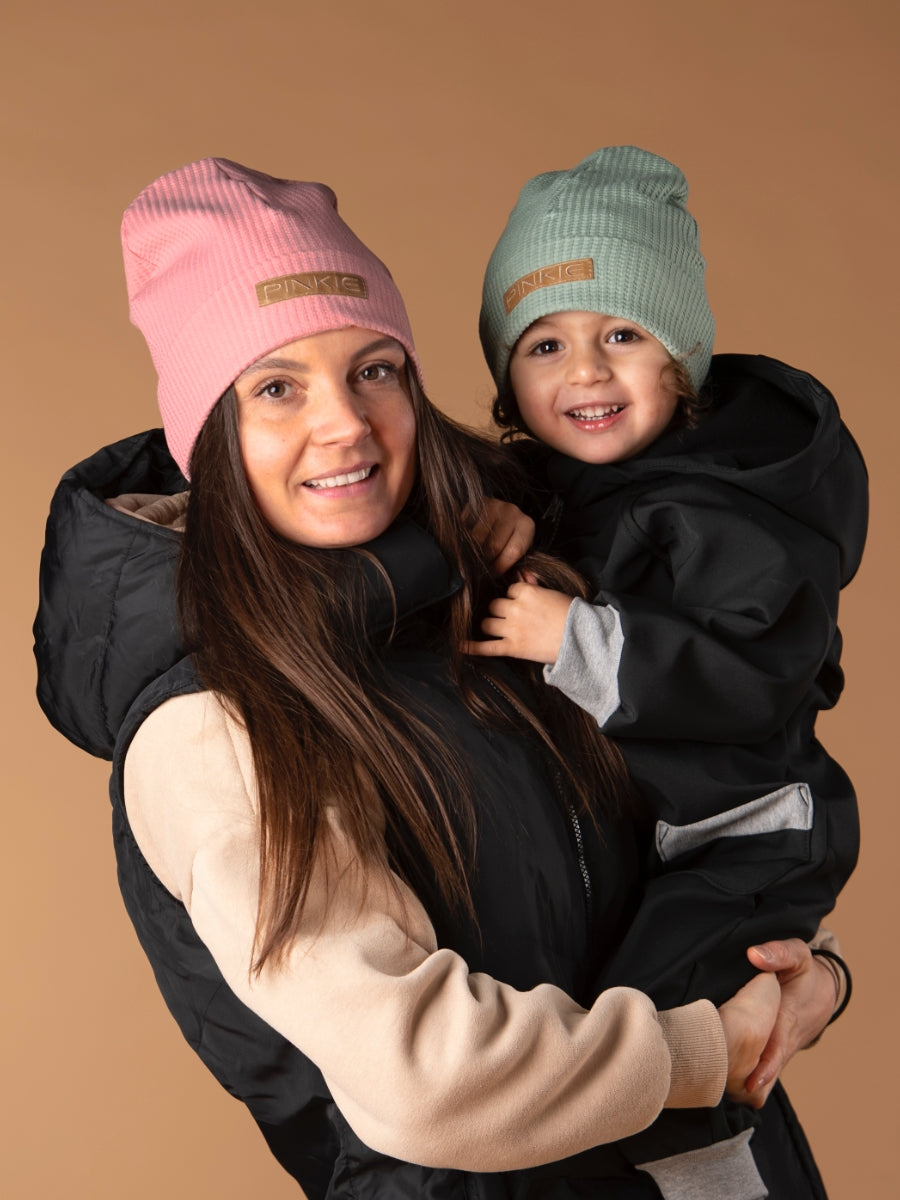 PINKIE Mütze Label Pink