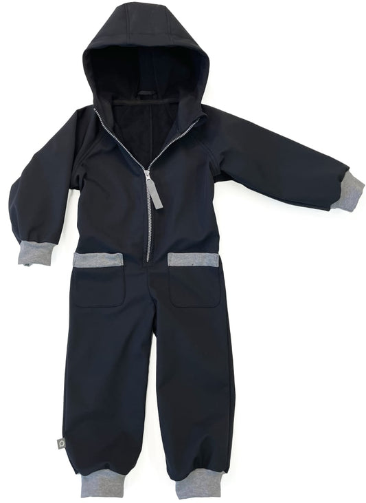 Overall Pinkie Softshell Black/Grey