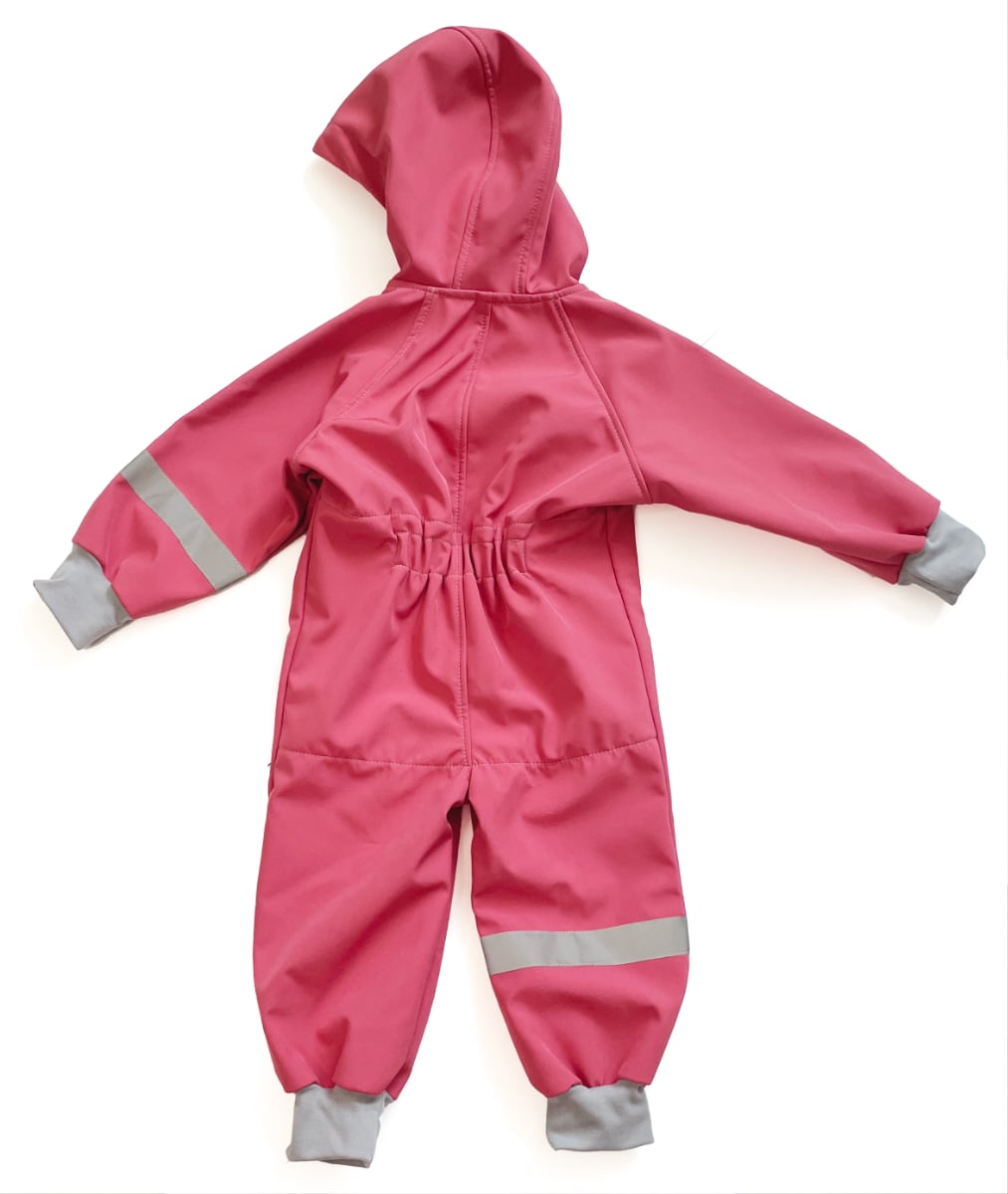 Overall Pinkie Softshell Pink/Grey