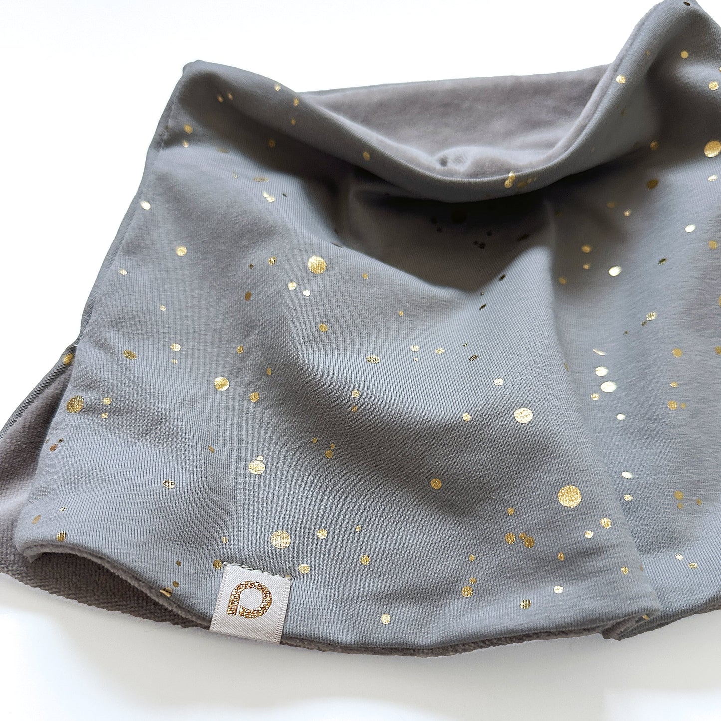 PINKIE Schlauchschal Shine Gold Grey