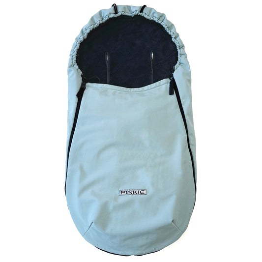 Dünner Fußsack Pinkie Softshell Light Blue