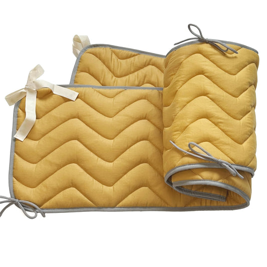 Gestepptes Nestchen BIO Wave Ochre